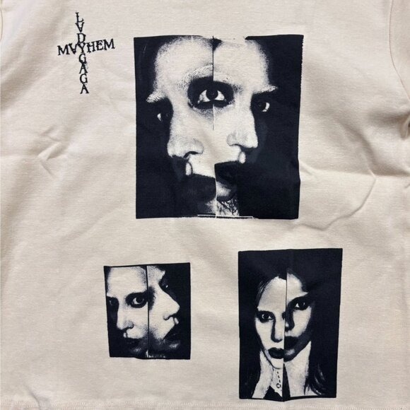 Lady Gaga Mayhem Splitface Crop Top Size Extra Large - Picture 2 of 4